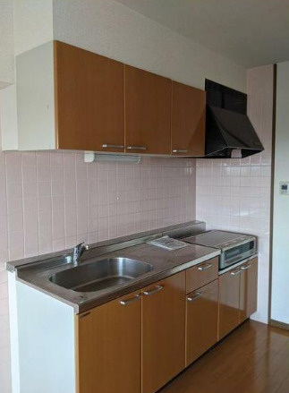 熊本市中央区上鍛冶屋町の賃貸マンションのキッチン