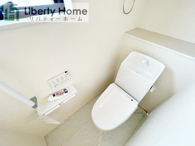 ひたちなか市田彦10期　新築戸建　1号棟のトイレ