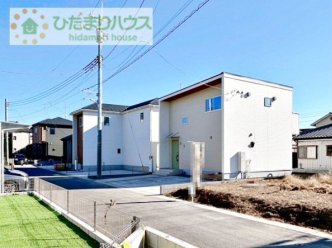 【前面道路含む現地写真】 | 取手市井野第１期　新築戸建　3号棟 | 是非一度、ご家族そろってご内覧ください♪