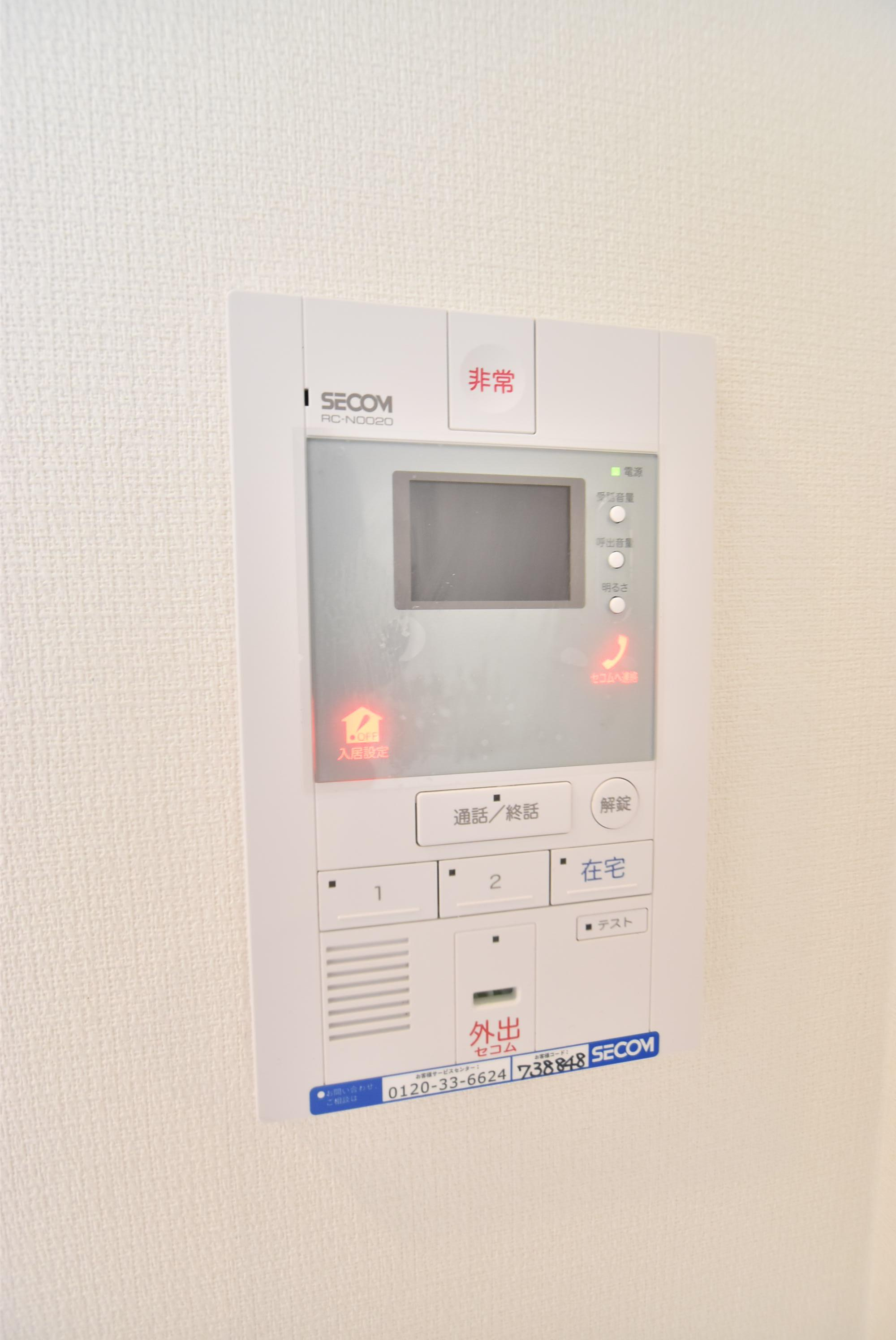 大阪市城東区東中浜１丁目の賃貸マンションのセキュリティ