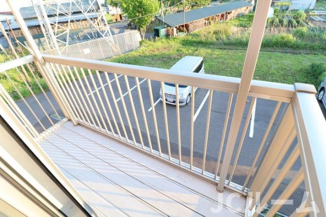 ラグナハウス B棟のバルコニー