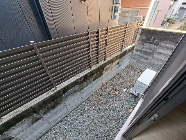 ルシェール鳴尾のバルコニー