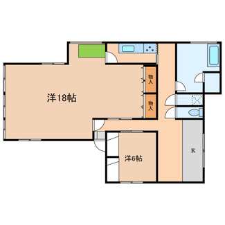 【間取り】 | 内子町城廻貸家