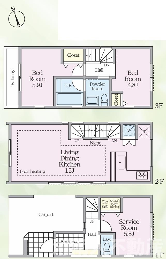 鎌倉市大船４丁目の間取り