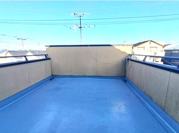 西区円明町のお家のバルコニー