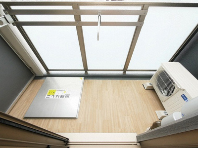 【バルコニー】 | プレサンス福島吉野ミナージ | 暖かな日差しのふりそそぐバルコニー