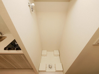 【設備】 | プレサンス福島吉野ミナージ | 洗濯機置き場です