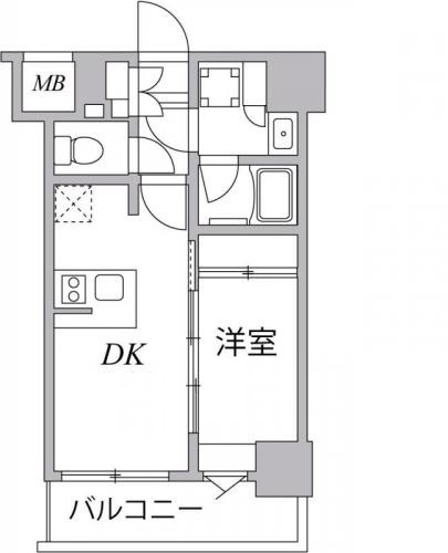 江東区大島１丁目の賃貸マンションの間取り