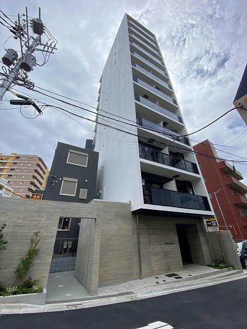 クレストコート中野の外観|12階建の8階です