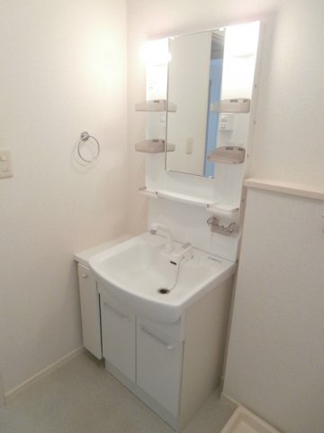 ドミール柿の木坂の独立洗面台