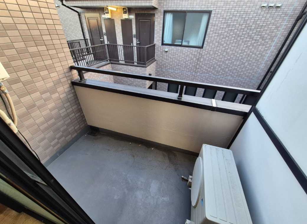 セントウェル　バストイレ別　最上階　陽当たり良好のバルコニー