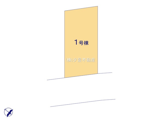 《仲介手数料無料》上尾市原市北１丁目1-24新築一戸建てブルーミングガーデンの区画図