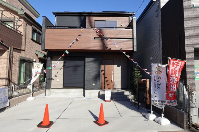 《仲介手数料無料》上尾市原市北１丁目1-24新築一戸建てブルーミングガーデンの外観