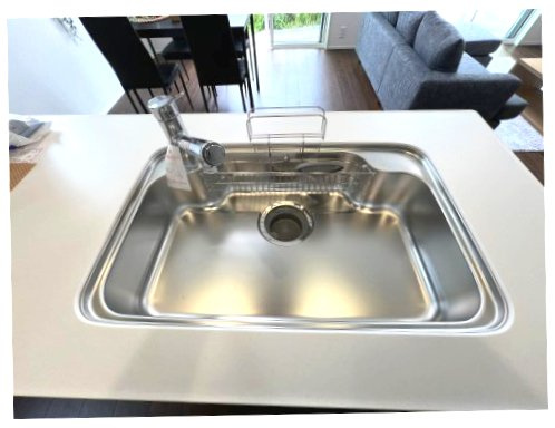 あきる野市小川東1丁目　新築戸建全1棟のキッチン|浄水器付きシンク