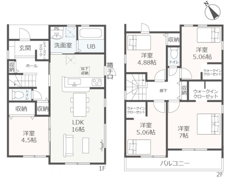 【仲介手数料無料/一宮市】一宮市西大海道　リーブルガーデンの間取り