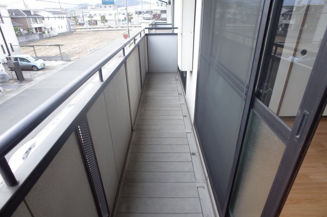 ビゴレ雅A棟のバルコニー