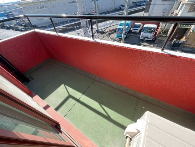 ヨウカワマンションのバルコニー