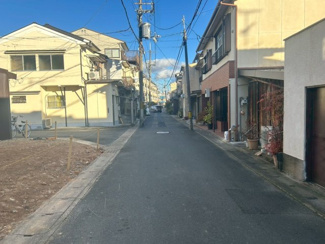 【前面道路含む現地写真】 | 右京区嵯峨野清水町　建築条件付