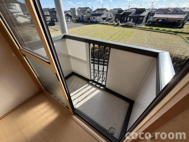 クレール皐月のバルコニー