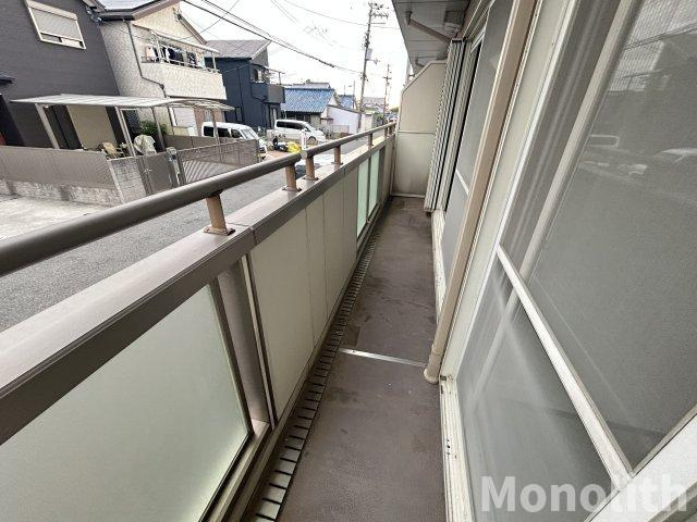 エムズ黒鳥Bのバルコニー