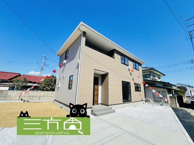 新築　高崎市藤塚町1期　１号棟の外観|現地写真　2026年3月完成しました！ご内覧等、お気軽にお問合せください♪　							
　							
