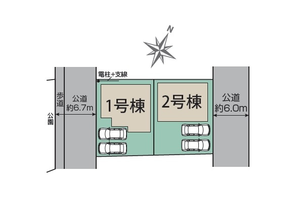 【区画図】 | 狭山市狭山台4丁目　全2棟　2号棟 | 2号棟