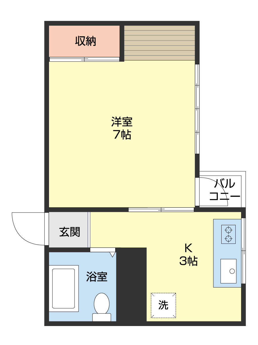 ピュア大町の間取り