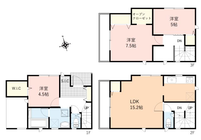 新座市北野２丁目の新築一戸建