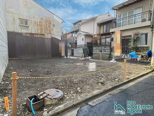 紫野北舟岡町 建築条件無 土地の外観