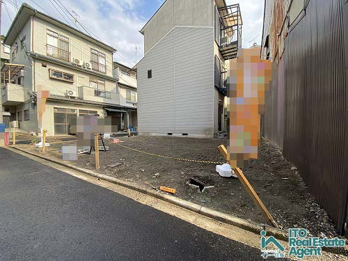 紫野北舟岡町 建築条件無 土地の外観