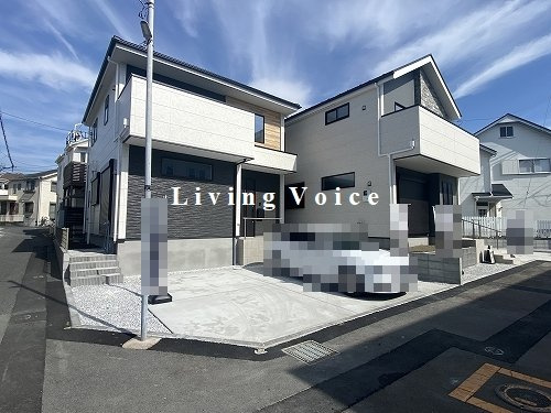 【外観】 | 【仲介手数料０円】茅ヶ崎市南湖4期　新築一戸建て　全2棟 | 外観パース　茅ヶ崎市南湖4期　新築一戸建て　全2棟