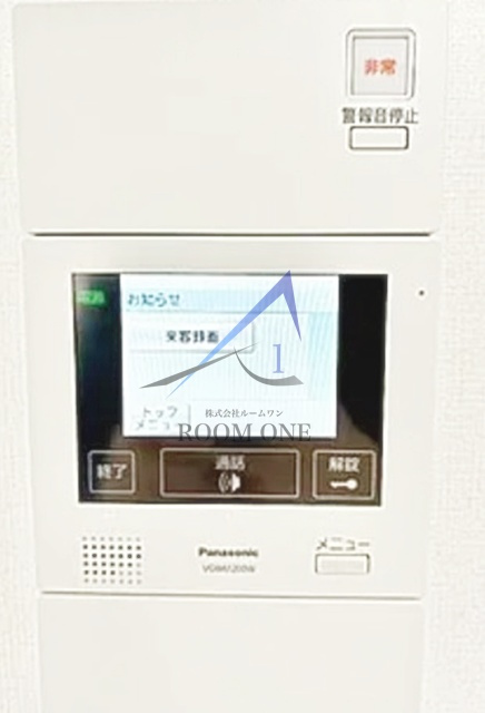 フェルクルールプレスト川崎アリビエのセキュリティ|モニター付きインターホンです。