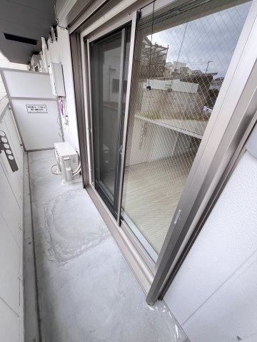 大阪市城東区中浜３丁目の賃貸マンションのバルコニー