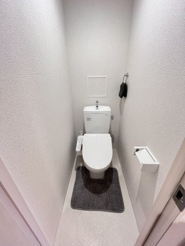 大阪市城東区中浜３丁目の賃貸マンションのトイレ