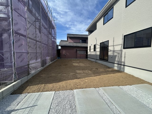 新築　前橋市元総社町1期　１号棟の庭|前橋市元総社町1期