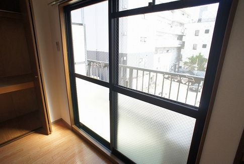 ティエムハイツのバルコニー