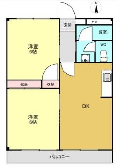 シャトー利休の間取り