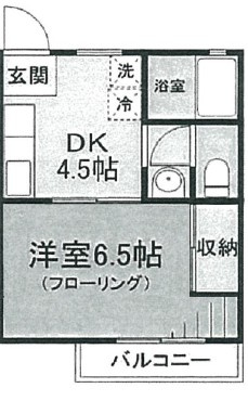 ロイヤルハイツ２の間取り|間取りです。