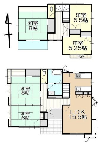 【間取り】 | 東松山市白山台　中古戸建
