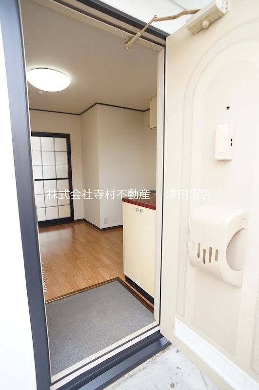 グリーンハイツの玄関|玄関にはシューズボックスもあります
