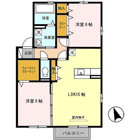 ECO　SOLEILの間取り