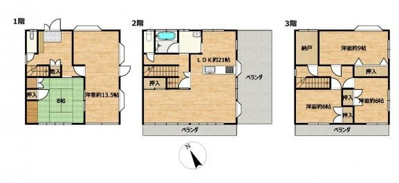 【間取り】 | 各務原市鵜沼羽場町6丁目