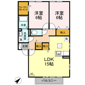 【間取り】 | ヴェルドミール川口　 A