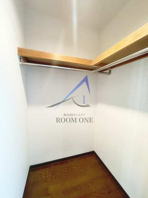 ヒラソルの収納|ウォークインクローゼットです。