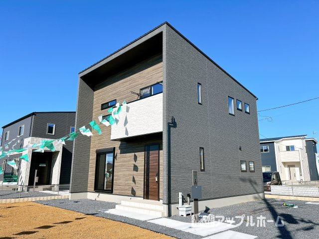 【新築住宅】羽生市須影 第1期の外観|周辺環境にも恵まれた好立地☆日当たり良好×子育てしやすい環境です！いつでもお気軽にお問合せOKです！TEL「0120-466263」