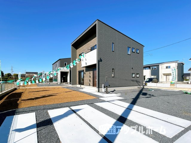 【新築住宅】羽生市須影 第1期の前面道路含む現地写真|☆内覧可能☆アップルホームでは物件のメリットデメリットお客様の立場にたちお伝えさせていただきます！いつでもお気軽にお問合せOKです！TEL「0120-466263」