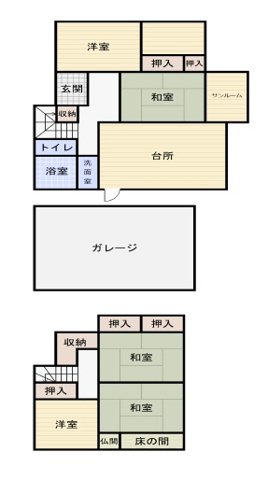 岩出市山・中古戸建・54723の間取り