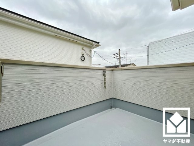 宇治市伊勢田町毛語　1期のバルコニー