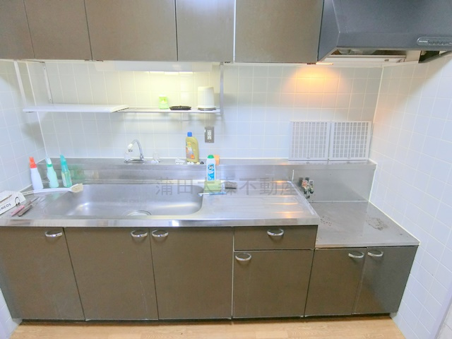 クレセント馬込のキッチン|広めのガスコンロ設置可能キッチン