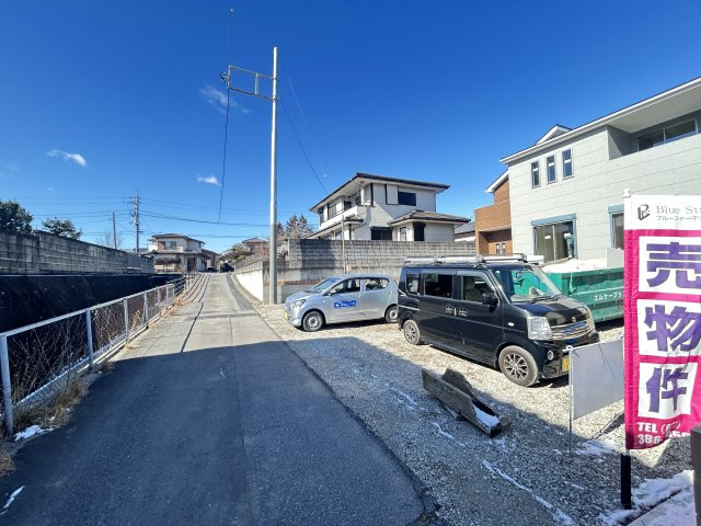 新築　北群馬郡吉岡町下野田第13　Livele Garden.S　3号棟の前面道路含む現地写真|現地写真　南側接道幅員約4ｍ	